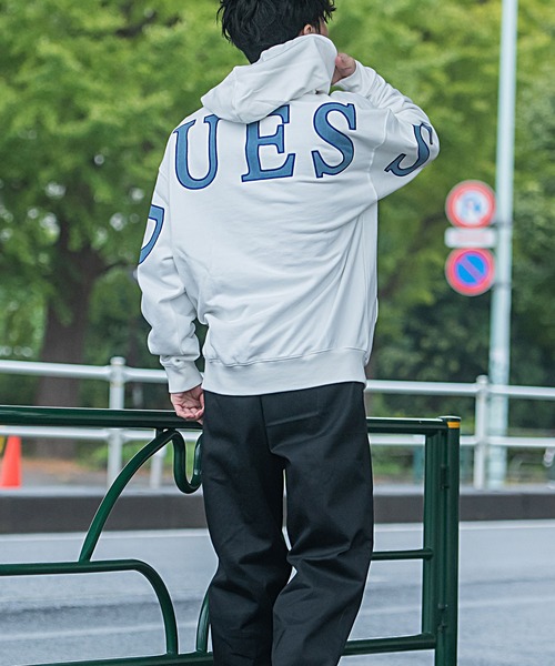 楽天市場】ゲス パーカー プルオーバー GUESS 定番 バイカラー