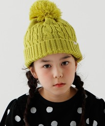 D.fesense | ポンポンニットキャップ(ニットキャップ/ビーニー)