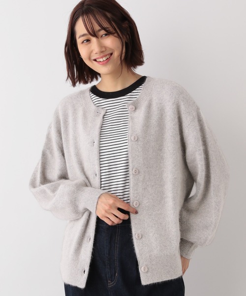 GLOBAL WORK（グローバルワーク）の「FOXコンフワフワ2WAYプルオーバー/944173（ニット/セーター・レディース・ライトグレー/ベージュ/パープル系その他4・FREE）」の16枚目の写真