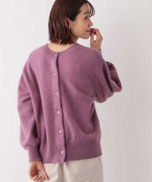 GLOBAL WORK（グローバルワーク）の「FOXコンフワフワ2WAYプルオーバー/944173（ニット/セーター・レディース・ライトグレー/ベージュ/パープル系その他4・FREE）」の7枚目の写真