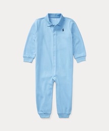 ソフト コットン ポロ ショートオール（ロンパース）｜POLO