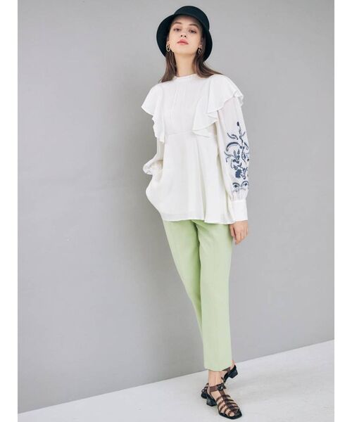 To ハイウエストテーパードパンツ