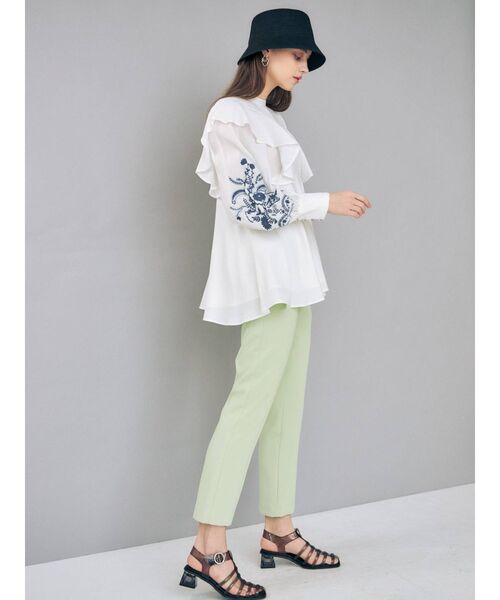 To ハイウエストテーパードパンツ