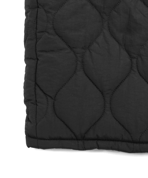 Figments（フィグメンツ）の「キルティングコート（ダウンジャケット/コート・レディース・ブラック/カーキ・FREE）」の9枚目の写真