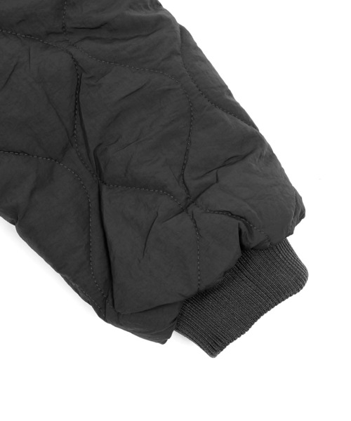 Figments（フィグメンツ）の「キルティングコート（ダウンジャケット/コート・レディース・ブラック/カーキ・FREE）」の5枚目の写真