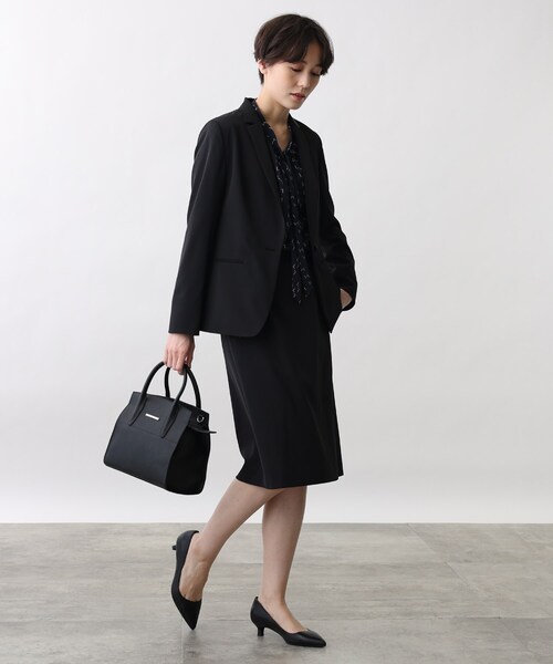 INDIVI(インディヴィ)の「◆【マルチWAY】セレモニーバッグ(ハンドバッグ・レディース・ライトグレー/オフホワイト/ブラック・00)」の17枚目の写真