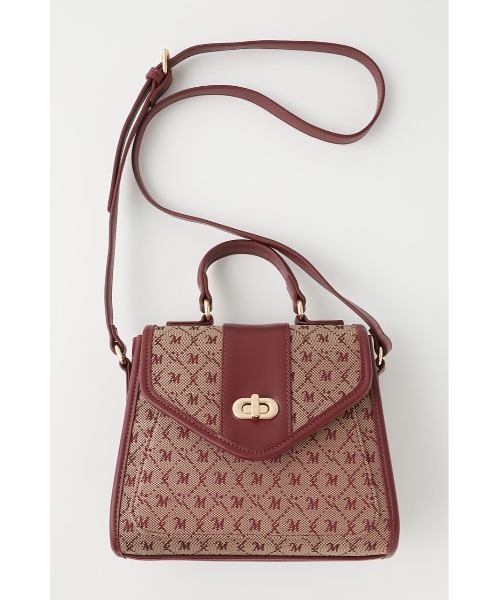 MOUSSY（マウジー）の「EA MONOGRAM MINI SHOULDER バッグ（ショルダーバッグ・レディース・ベージュ/マジェンタ/ブラウン・FREE）」の22枚目の写真