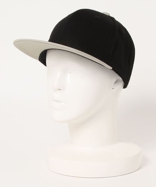 BACK NUMBER（バックナンバー）の「【BACK NUMBER】無地フラットバイザーキャップ（キャップ・メンズ・チャコールグレー×ブラック/ライトベージュ/ブラック/ベージュ・フリー）」の2枚目の写真