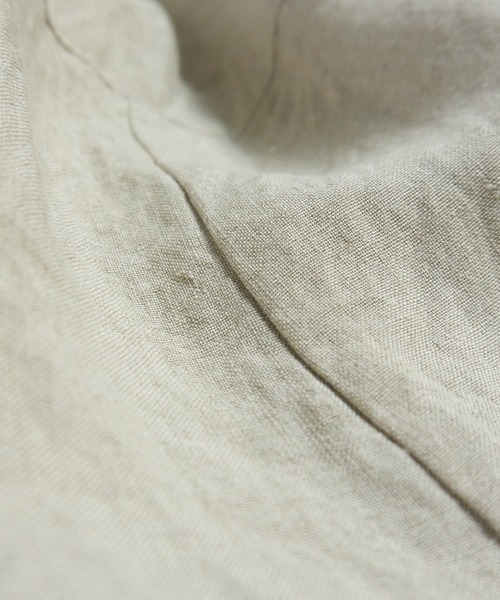 note et silence （ノートエシロンス）の「【 AMB100貨 】 トリプルワッシャーリネンオールインワン（つなぎ/オールインワン・レディース・ブラック/キナリ・FREE）」の13枚目の写真