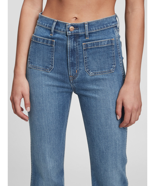 GAP フレアハイライズデニム 楽天市場】【SALE／49%OFF】(W)ウォッシュウェル ハイライズ