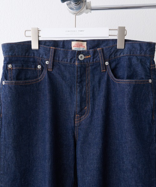 CIAOPANIC TYPY（チャオパニックティピー）の「CONE DENIM テパード5ポケットパンツ（デニムパンツ・メンズ・ネイビー・SMALL/MEDIUM/LARGE/X-LARGE）」の13枚目の写真