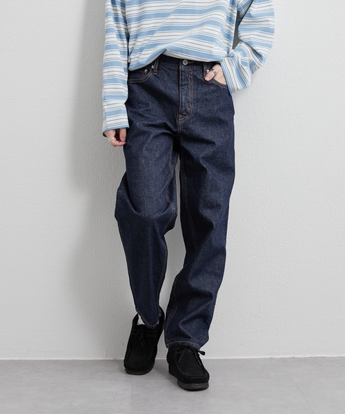 CIAOPANIC TYPY（チャオパニックティピー）の「CONE DENIM テパード5ポケットパンツ（デニムパンツ・メンズ・ネイビー・SMALL/MEDIUM/LARGE/X-LARGE）」の2枚目の写真