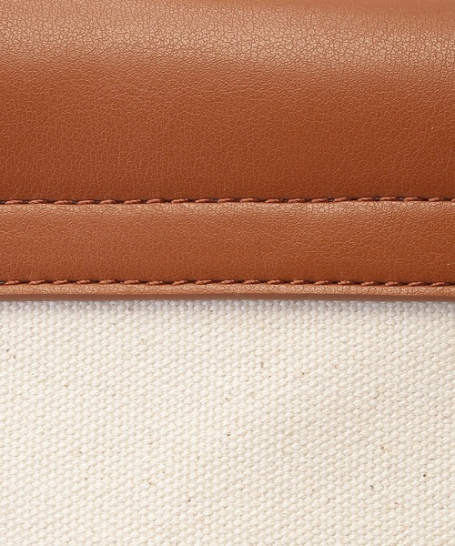 Via Demizon(ビアデミゾン)の「ロゴプリントの2WAYトートバッグ(トートバッグ・レディース・ベージュ/グレー/ブラック/キャメル・フリー)」の11枚目の写真