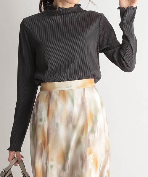 Andemiu(アンデミュウ)の「カットプリーツT270457(Tシャツ/カットソー・レディース・ベージュ/ブラウン/グレー・FREE)」の20枚目の写真