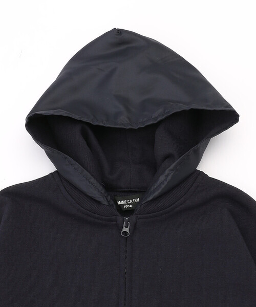 COMME CA ISM（コムサイズム）の「フード取り外し　パーカ（パーカー・キッズ・ネイビー/ベージュ・110cm/100cm/120cm/130cm/140cm/150cm）」の7枚目の写真
