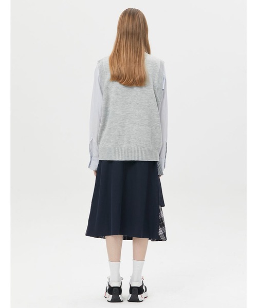 ニット セーター KIRSH MIDDLE CHERRY TWIST V-NECK KNIT/キルシーミドルチェリーツイストVネックニット レディース セール】KIRSH MIDDLE CHERRY TWIST V-NECK KNIT/キルシーミドル