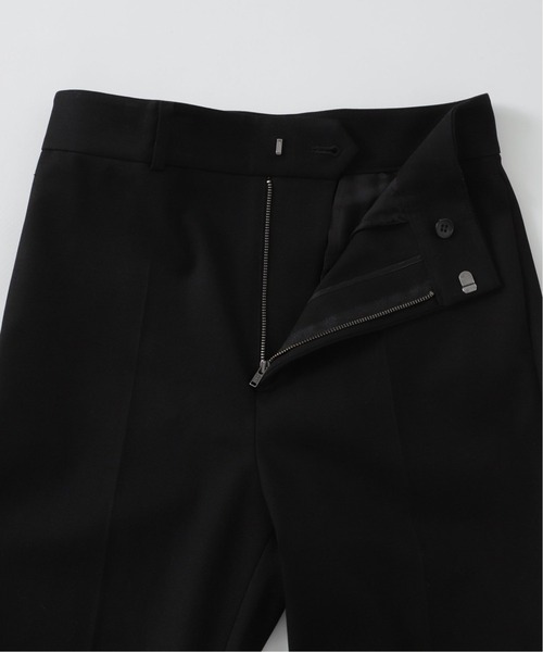 Plage ストレッチバックスリットパンツ　Black36 Plage ストレッチバックスリットパンツ Black36