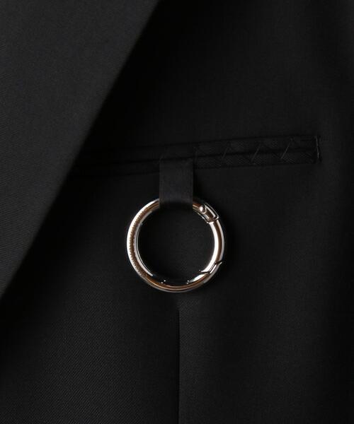 DRESSEDUNDRESSED（ドレスドアンドレスド）の「＜DRESSEDUNDRESSED＞ RING OVER SIZED BLAZER/ジャケット（テーラードジャケット・メンズ・ブラック・2/3）」の10枚目の写真