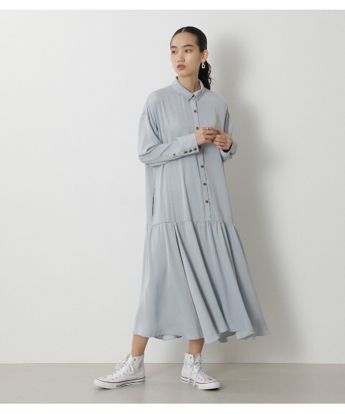 crie conforto（クリーコンフォルト）の「裾ティアードシャツ