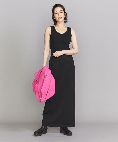 BEAUTY&YOUTH UNITED ARROWS(ビューティーアンドユースユナイテッドアローズ)の「BY コットンブレンド テレコ タンクトップ -ウォッシャブル-(タンクトップ・レディース・ホワイト/ブラック/グレー/イエロー/ダークブラウン・FREE)」の10枚目の写真