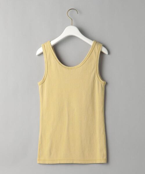 BEAUTY&YOUTH UNITED ARROWS(ビューティーアンドユースユナイテッドアローズ)の「BY コットンブレンド テレコ タンクトップ -ウォッシャブル-(タンクトップ・レディース・ホワイト/ブラック/グレー/イエロー/ダークブラウン・FREE)」の17枚目の写真