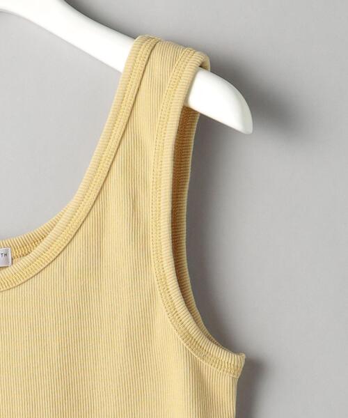 BEAUTY&YOUTH UNITED ARROWS(ビューティーアンドユースユナイテッドアローズ)の「BY コットンブレンド テレコ タンクトップ -ウォッシャブル-(タンクトップ・レディース・ホワイト/ブラック/グレー/イエロー/ダークブラウン・FREE)」の19枚目の写真