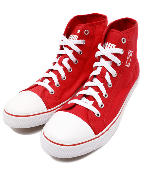 PUMA(プーマ)の「プーマストリートボーラー ミッド(スニーカー・メンズ・ブラック/ホワイト/レッド/ブルー・24.5cm/24cm/23cm/26cm/22.5cm/29cm/25.5cm/28.5cm/26.5cm/23.5cm/30.0cm/27.5cm/25cm/27cm/31cm/28cm)」の4枚目の写真