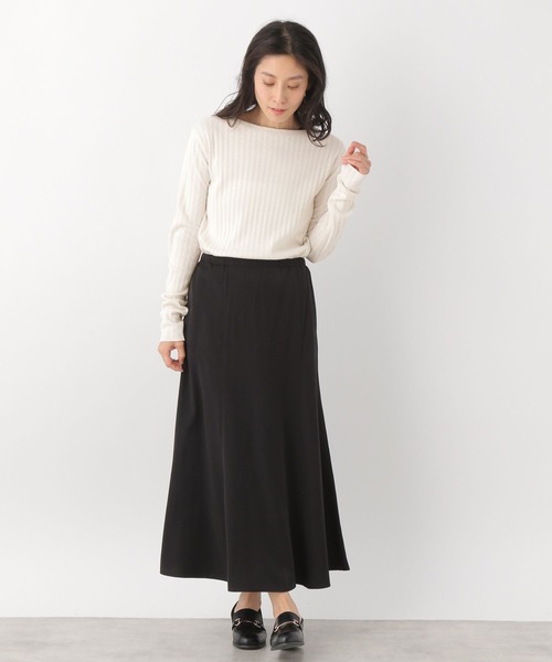 LEPSIM（レプシィム）の「ハリヌキテレコプルオーバー　262572（Tシャツ/カットソー・レディース・ブラック/オフホワイト・FREE）」の3枚目の写真