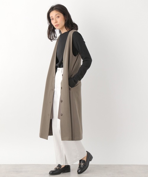 LEPSIM（レプシィム）の「ハリヌキテレコプルオーバー　262572（Tシャツ/カットソー・レディース・ブラック/オフホワイト・FREE）」の6枚目の写真