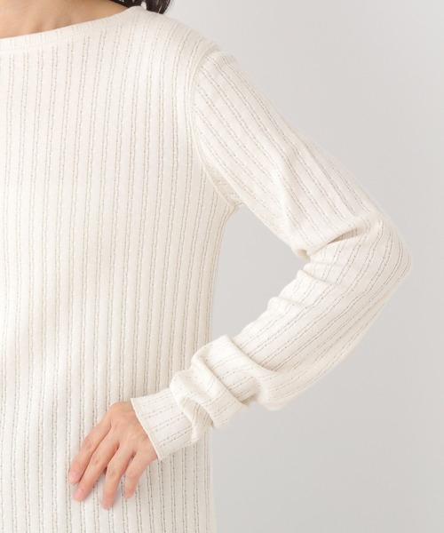 LEPSIM（レプシィム）の「ハリヌキテレコプルオーバー　262572（Tシャツ/カットソー・レディース・ブラック/オフホワイト・FREE）」の13枚目の写真