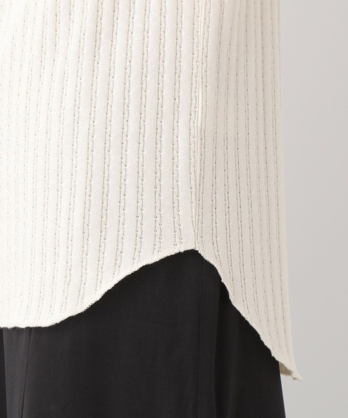 LEPSIM（レプシィム）の「ハリヌキテレコプルオーバー　262572（Tシャツ/カットソー・レディース・ブラック/オフホワイト・FREE）」の14枚目の写真