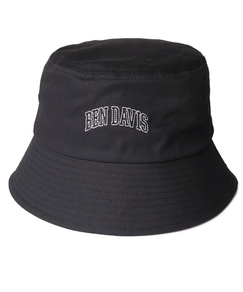 BEN DAVIS(ベンデイビス)の「《BEN DAVIS》BRIM DOWN HAT COLLEGE(ハット・メンズ・ブラック×グリーン/ブラック×ホワイト/ブラック系その他/ブラック×ブルー/ホワイト×ブラック/ライトベージュ・FREE)」の2枚目の写真