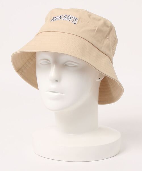 BEN DAVIS(ベンデイビス)の「《BEN DAVIS》BRIM DOWN HAT COLLEGE(ハット・メンズ・ブラック×グリーン/ブラック×ホワイト/ブラック系その他/ブラック×ブルー/ホワイト×ブラック/ライトベージュ・FREE)」の8枚目の写真