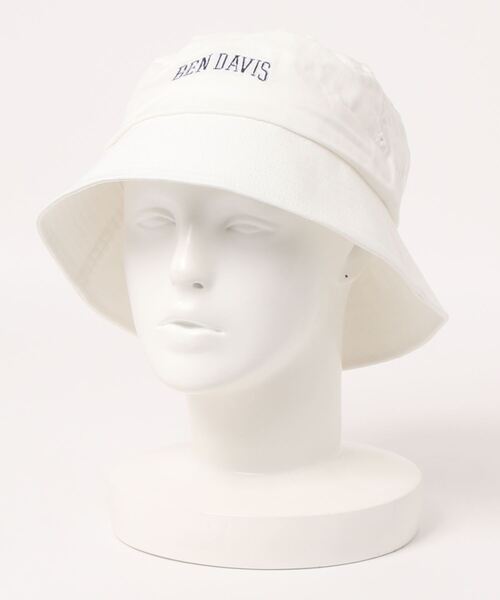 BEN DAVIS(ベンデイビス)の「《BEN DAVIS》BRIM DOWN HAT COLLEGE(ハット・メンズ・ブラック×グリーン/ブラック×ホワイト/ブラック系その他/ブラック×ブルー/ホワイト×ブラック/ライトベージュ・FREE)」の9枚目の写真