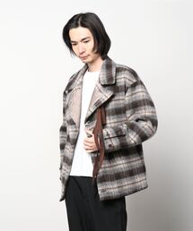 shaggy pea coat