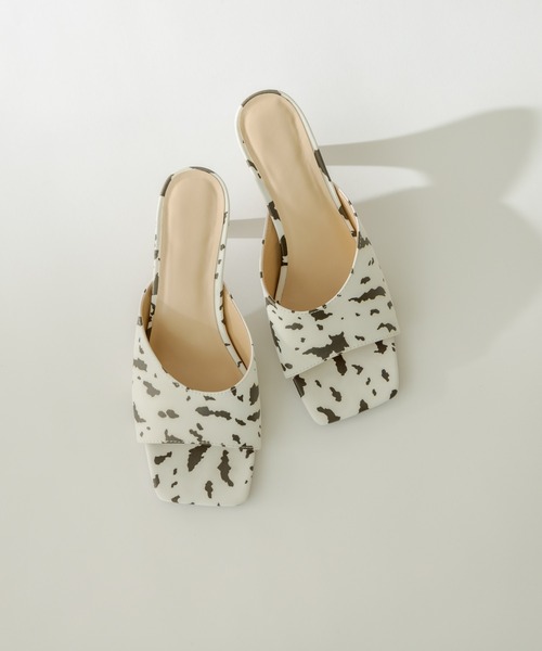 mystic（ミスティック）の「[otonamystic]スクエアミュール（サンダル・レディース・オフホワイト/シルバー・38/36/37）」の7枚目の写真