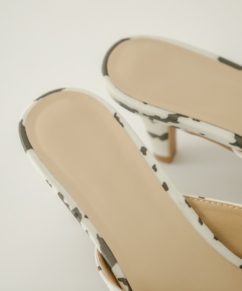 mystic（ミスティック）の「[otonamystic]スクエアミュール（サンダル・レディース・オフホワイト/シルバー・38/36/37）」の13枚目の写真