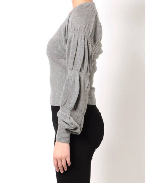 EMODA（エモダ）の「シャーリングボレロセットニット（ニット/セーター・レディース・ブラック/グレー/グリーン・FREE）」の13枚目の写真