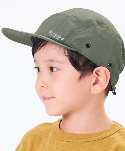 F.O.KIDS(エフオーキッズ)の「F.O.KIDS/エフオーキッズ ライトジェットキャップ キャップ 日よけナイロンキャップ(キャップ・キッズ・ライトブルー/ブラック/カーキ/レインボー・58/54)」の1枚目の写真