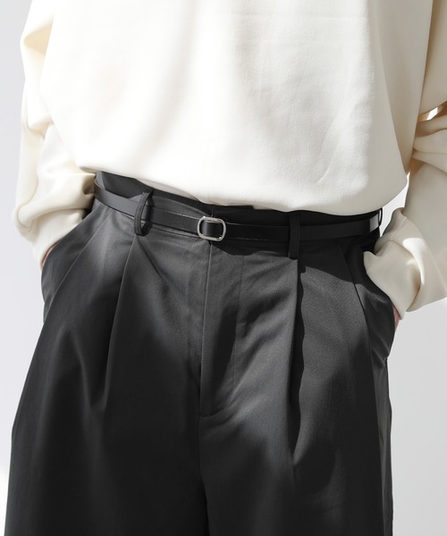 ASTRONOMY（アストロノミー）の「日本製 本革ピンレスロングナローベルト（ベルト・メンズ・ダークブラウン/ブラウン/ナチュラル/ブラック・FREE）」の19枚目の写真