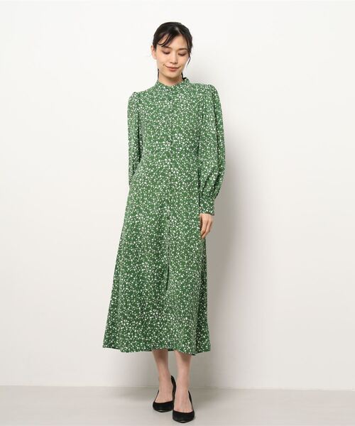 KOBE LETTUCE(コウベレタス)の「2wayボタン開きプリントワンピース(ワンピース・レディース・オフホワイト/グリーン/ブルー・FREE)」の13枚目の写真