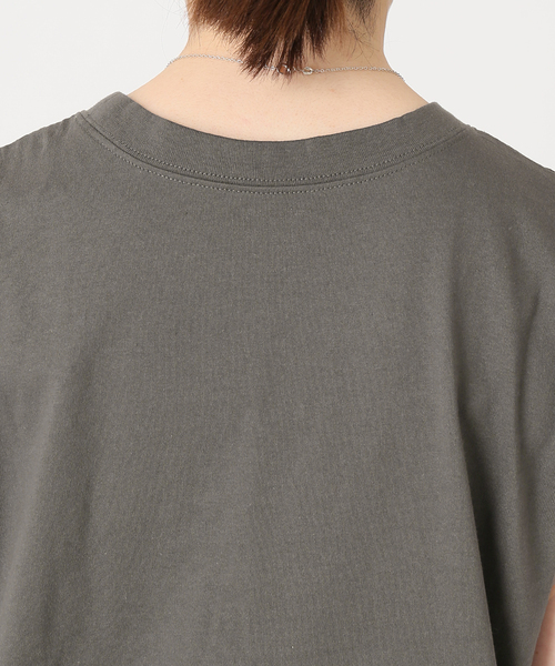 JOURNAL STANDARD（ジャーナルスタンダード）の「汗ジミ防止ノースリーブTシャツ（Tシャツ/カットソー・レディース・ホワイト/ブラック系その他/グレー系その他/ホワイト系その他2/ネイビー系1・FREE）」の8枚目の写真