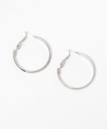 細フープ樹脂ポストピアス / 268308