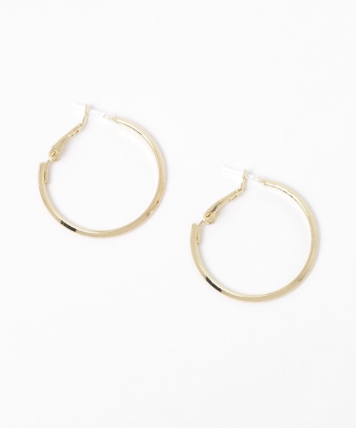 LAKOLE（ラコレ）の「細フープ樹脂ポストピアス / 268308（ピアス（両耳用）・レディース・その他1/その他2・FREE）」の2枚目の写真