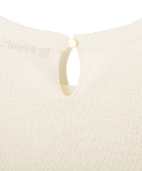 PROPORTION BODY DRESSING（プロポーションボディドレッシング）の「【美人百花6月号タイアップ商品】ラッフルサマーニット / 1212170502（ニット/セーター・レディース・レッド/ホワイト系その他/ブラック/パープル・FREE）」の21枚目の写真