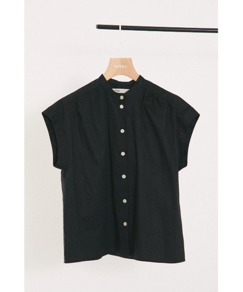 BLACK BY MOUSSY（ブラックバイマウジー）の「gather shirt（ギャザーシャツ）（シャツ/ブラウス・レディース・ブラック/ピンク/ホワイト/ブルー・FREE）」の3枚目の写真