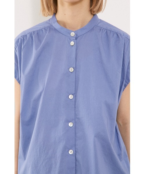 BLACK BY MOUSSY（ブラックバイマウジー）の「gather shirt（ギャザーシャツ）（シャツ/ブラウス・レディース・ブラック/ピンク/ホワイト/ブルー・FREE）」の10枚目の写真