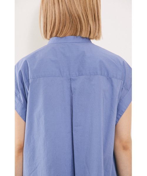 BLACK BY MOUSSY（ブラックバイマウジー）の「gather shirt（ギャザーシャツ）（シャツ/ブラウス・レディース・ブラック/ピンク/ホワイト/ブルー・FREE）」の12枚目の写真