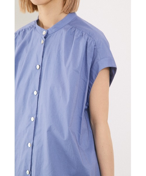 BLACK BY MOUSSY（ブラックバイマウジー）の「gather shirt（ギャザーシャツ）（シャツ/ブラウス・レディース・ブラック/ピンク/ホワイト/ブルー・FREE）」の13枚目の写真