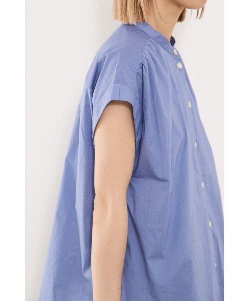 BLACK BY MOUSSY（ブラックバイマウジー）の「gather shirt（ギャザーシャツ）（シャツ/ブラウス・レディース・ブラック/ピンク/ホワイト/ブルー・FREE）」の14枚目の写真